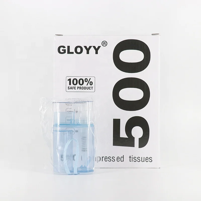 Easy Taking Out Travel Plastic Compressed Magic Coin Wet Facial Tissue Towel Dispenser