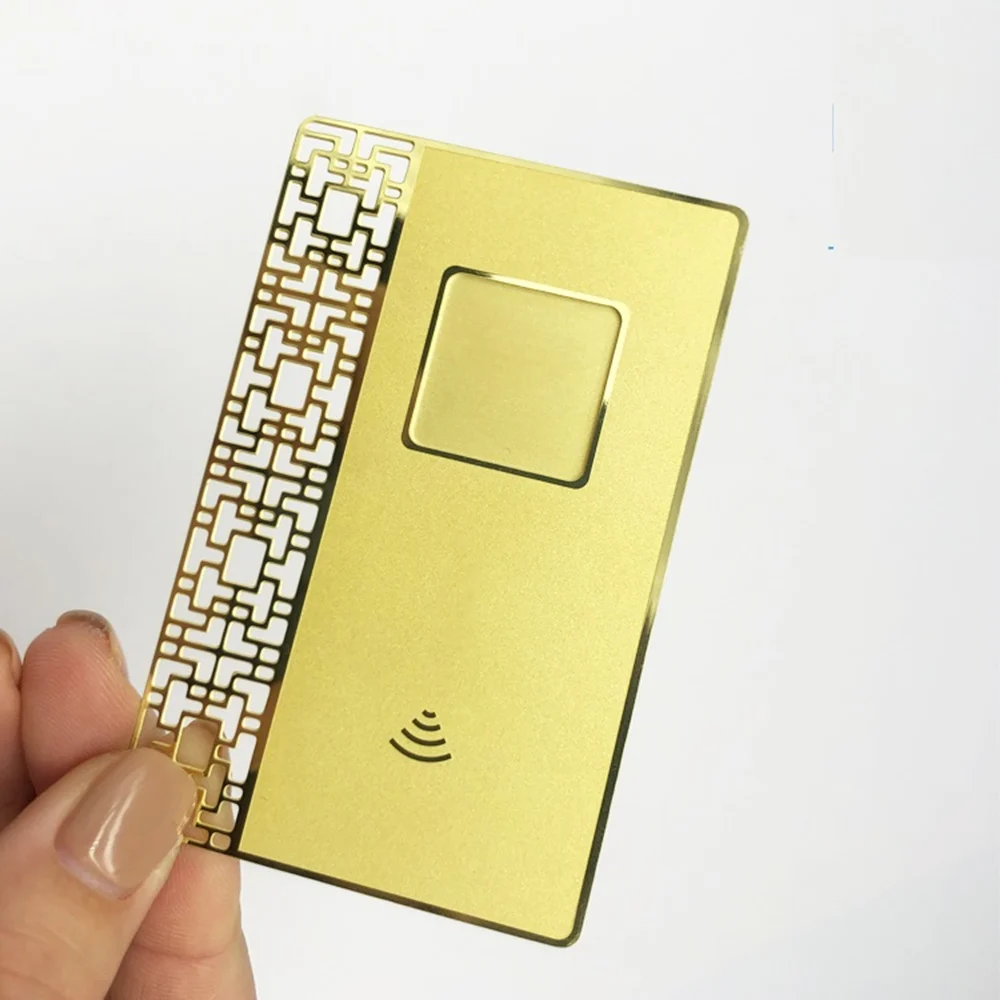 Luxury 24K Pure Metal Solid Gold Plated Cards for Business