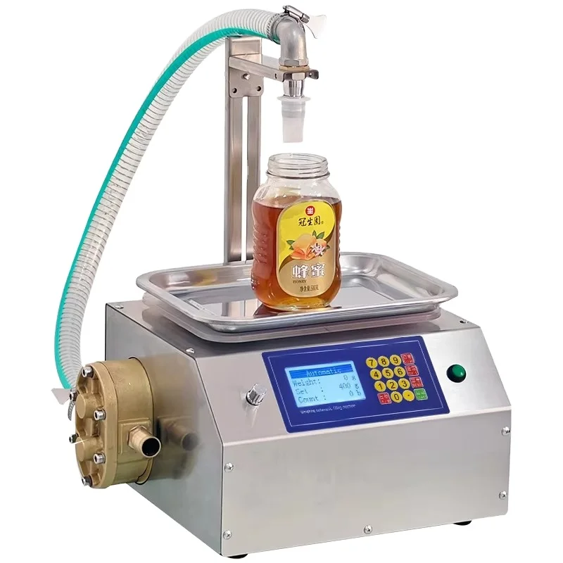 TEBAK CSY-L15 Honey Liquid Milk Filling Machine Spray Bottle Edible Oil Sesame Paste Bench Type Small Automatic Filling Machine