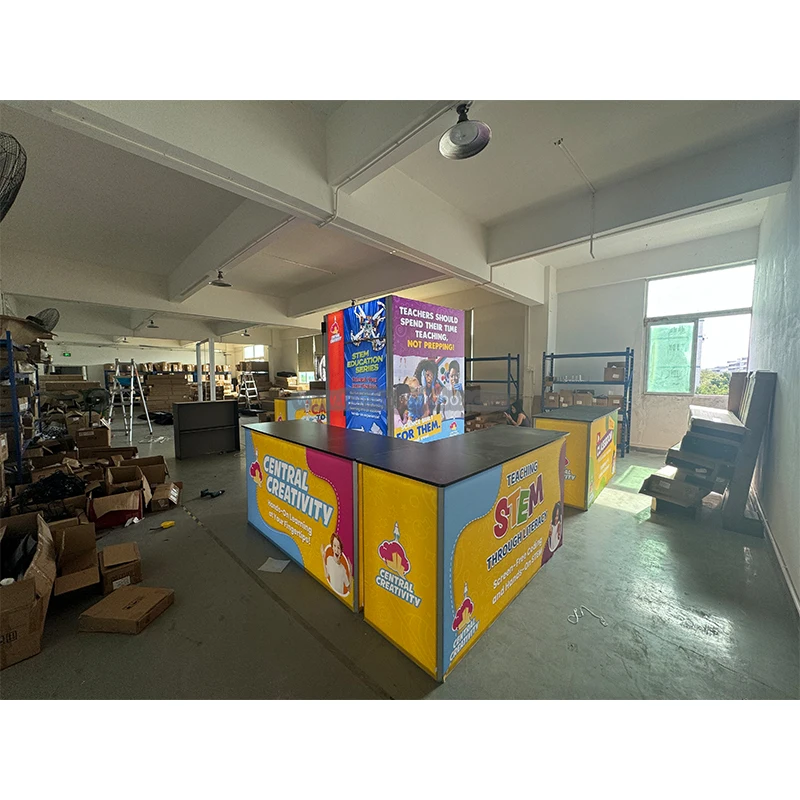 TianLang 10ftX30ft Криволинеен Стенден за Търговски Изложби, Ярмарки и Събития