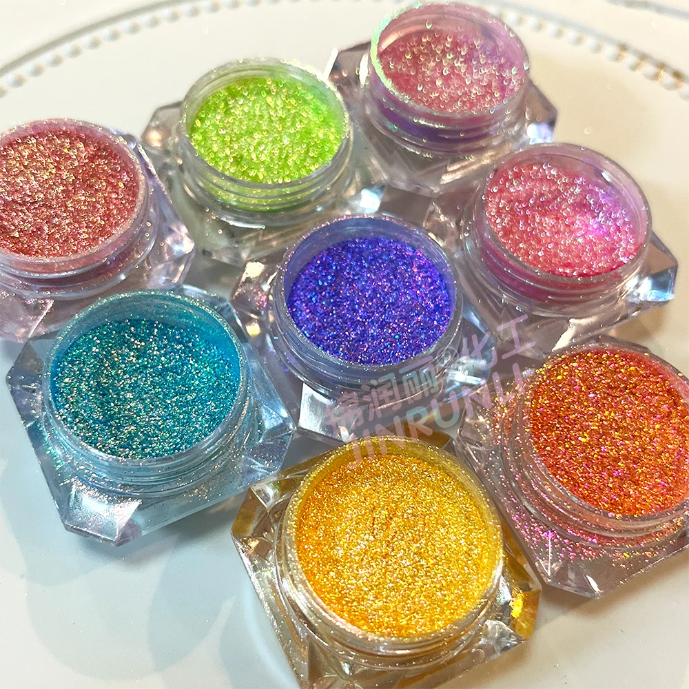 Beautiful Sparkle Makeup Mermaid Loose Aurora Chrome Powder Iridescent ...