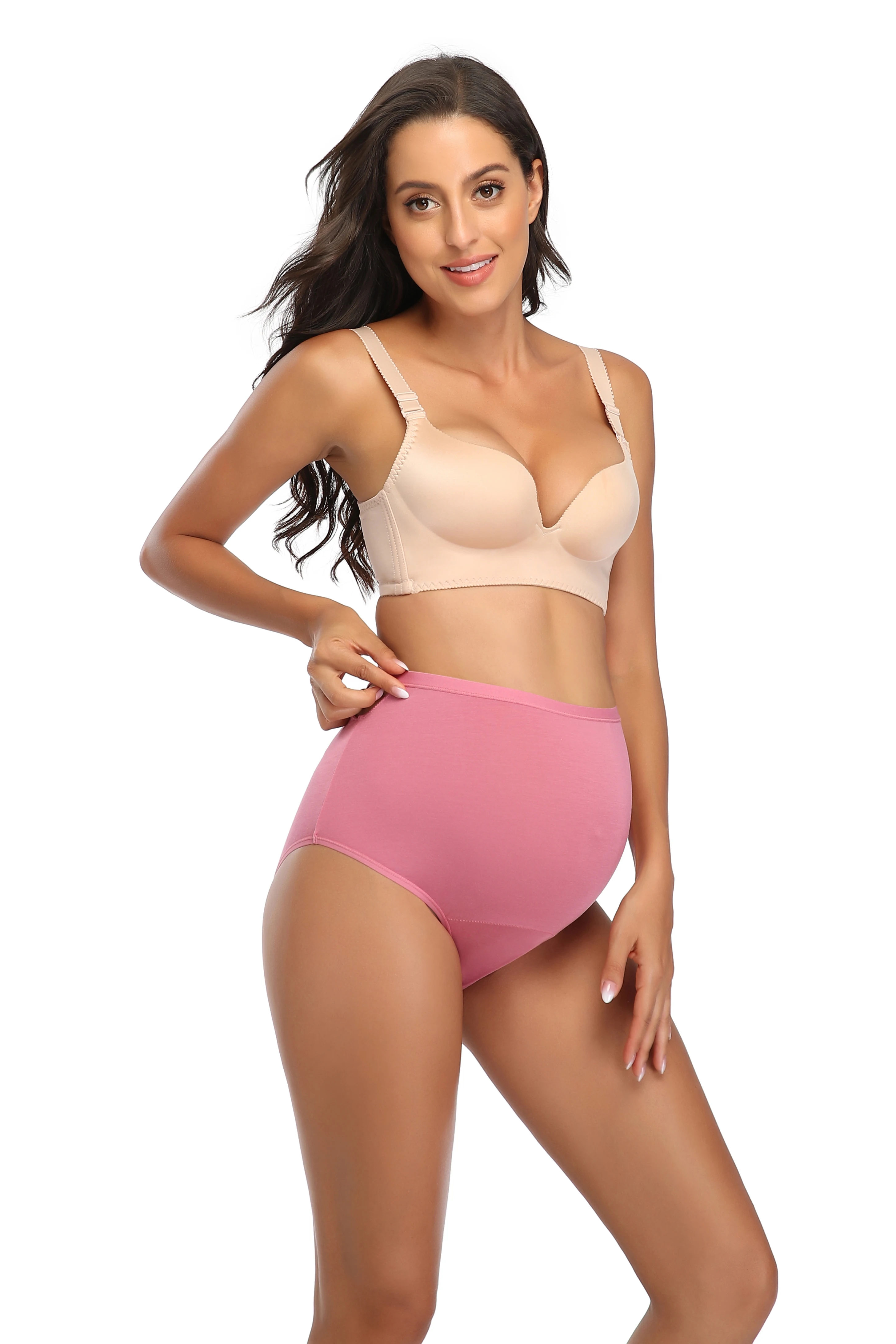 AnuirheiH Pregnant Women's Underwear With High Waist And Belly Support  Panties Sale Clearance