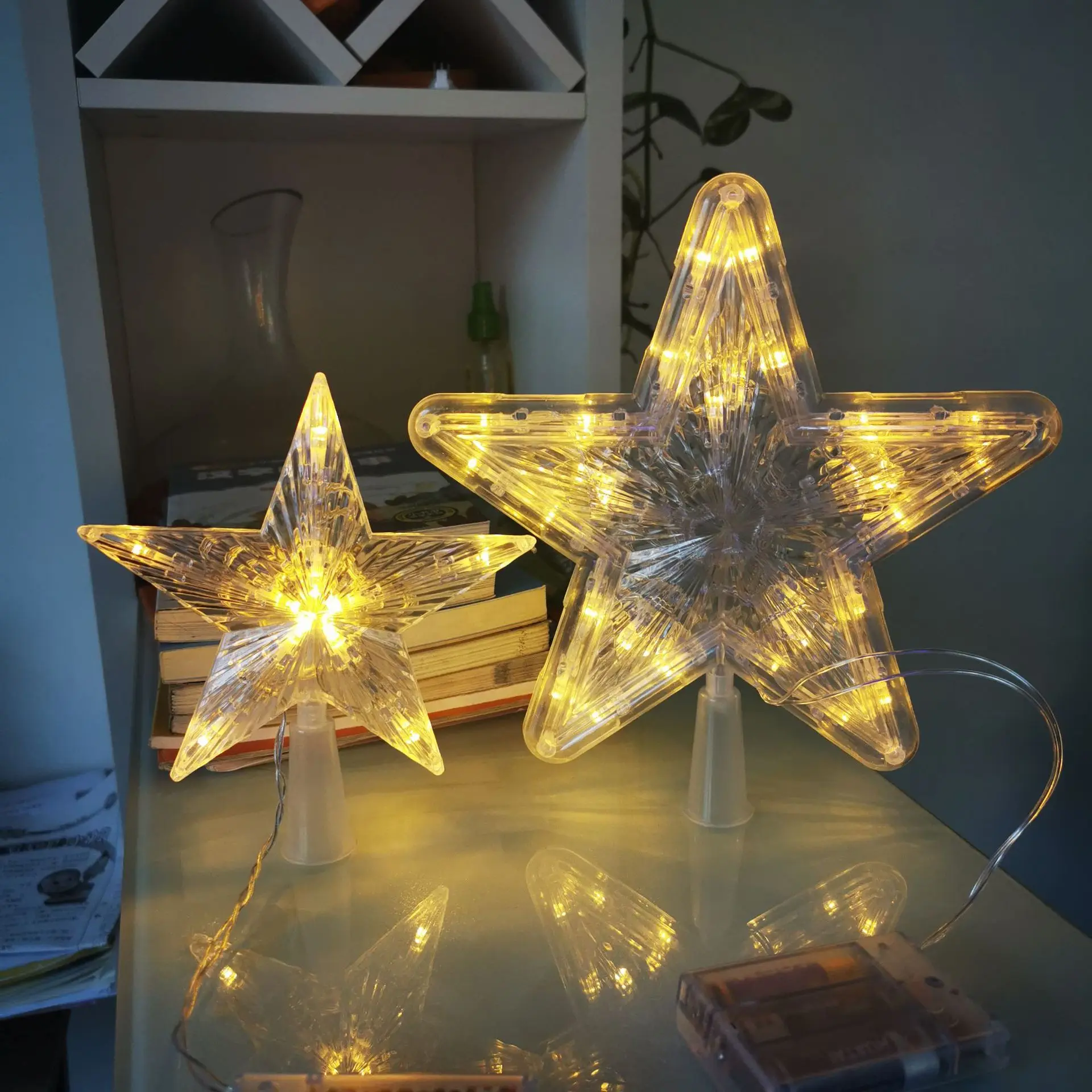 Wholesale 3D LED Star Motif Lights for Christmas Tree Home ...