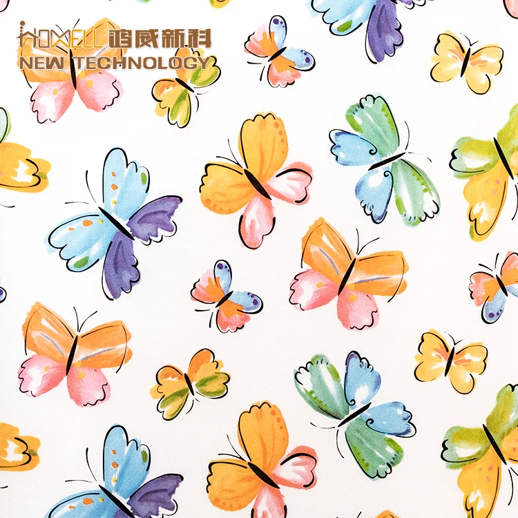 Статическая липкая оконная пленка, рулон печатных конструкций, ПВХ Декоративная пленка