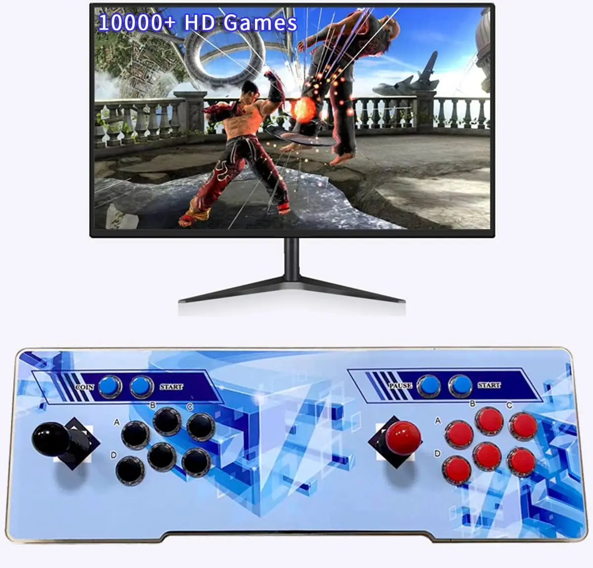 Pandora Arcade Box Kit - 10000 Games Installed HD Output