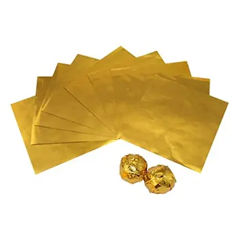 Source Gold Aluminum Chocolate Foil Wrapping Roll, Aluminum Foil