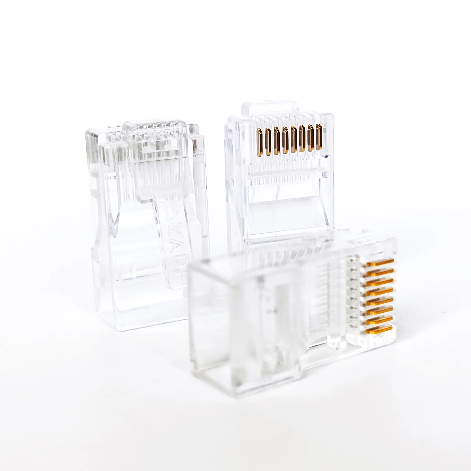 Ftp Sftp Cat7 Connector RJ45 Connector Plug Shielded with Tail Gold ...