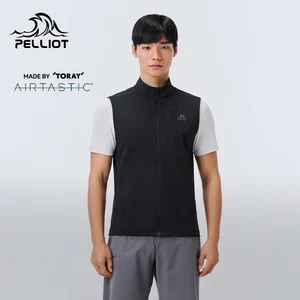 Pelliot Outdoor Vest Men's 2026 New Lightweight Breathable Waistcoat Outdoor UPF50+ Toray Fabric Sports DWR Sunscreen Vests