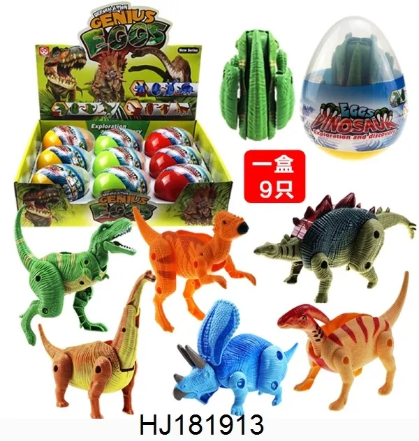 Easter Surprise Eggs Dinosaur Toy Model Deformed Dinosaurs Eg wv 