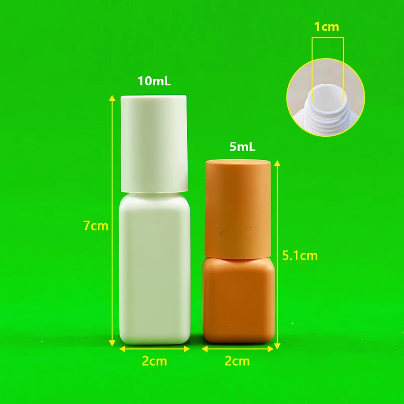 product wholesale eyelash glue bottle empty 5ml square nozzle closure lash glue bottle packaging with aluminum cap-27