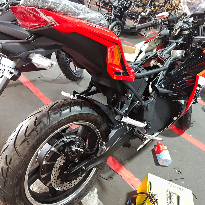 Off-road Ev Motorcycle Bike V6 Ev Scooter Hub Motor Kit Crotch Rocket High Speed Ev Motorcycle