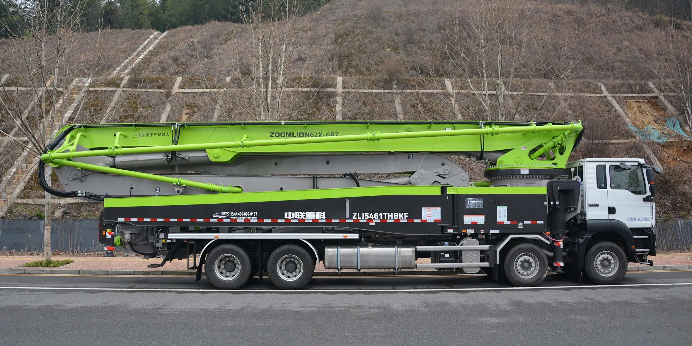 ZLJ5461THBKF 62X-6RZ Concrete Pump - High Efficiency Zoomlion