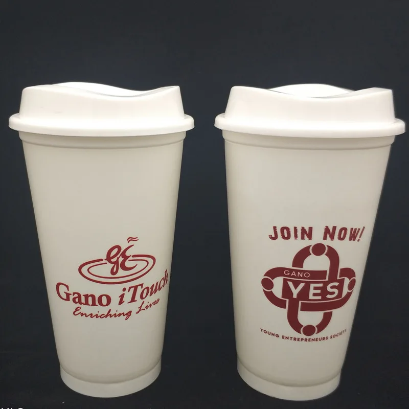 Reusable plastic vending machine cups