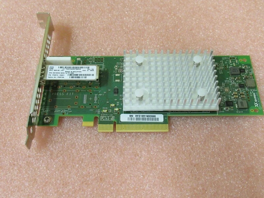 HPE SN1600Q 32Gb Single Port Fibre Channel Host Bus Adapter P9M75A