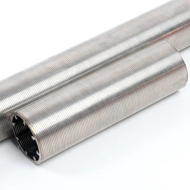product-750-750 Customized industrial SS304 316 Wedge Line Filter Element, Corrosive Liquid Wire Filter Tube, Wedge Screen Filter