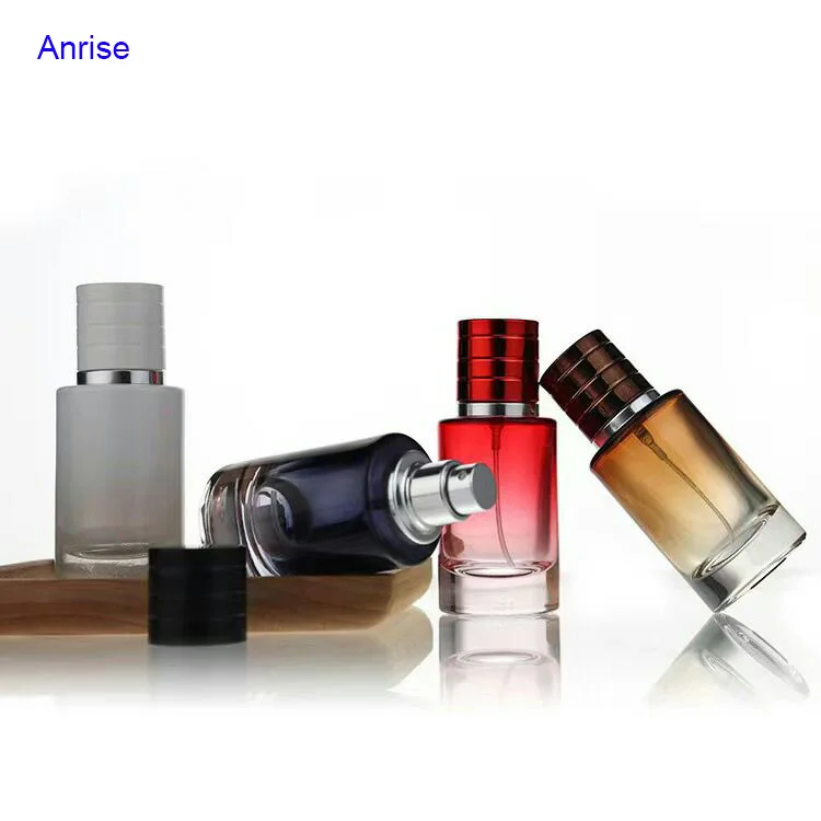 50ml Glass Perfume Bottle Gradient Empty Cylindrical Bottle 