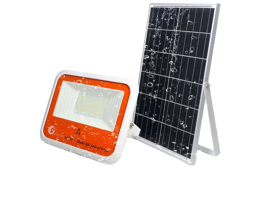 Felicity Solar LED Flood Lamp Light 100W IP65 Outdoor Pure White Solar Street Light with High Quality