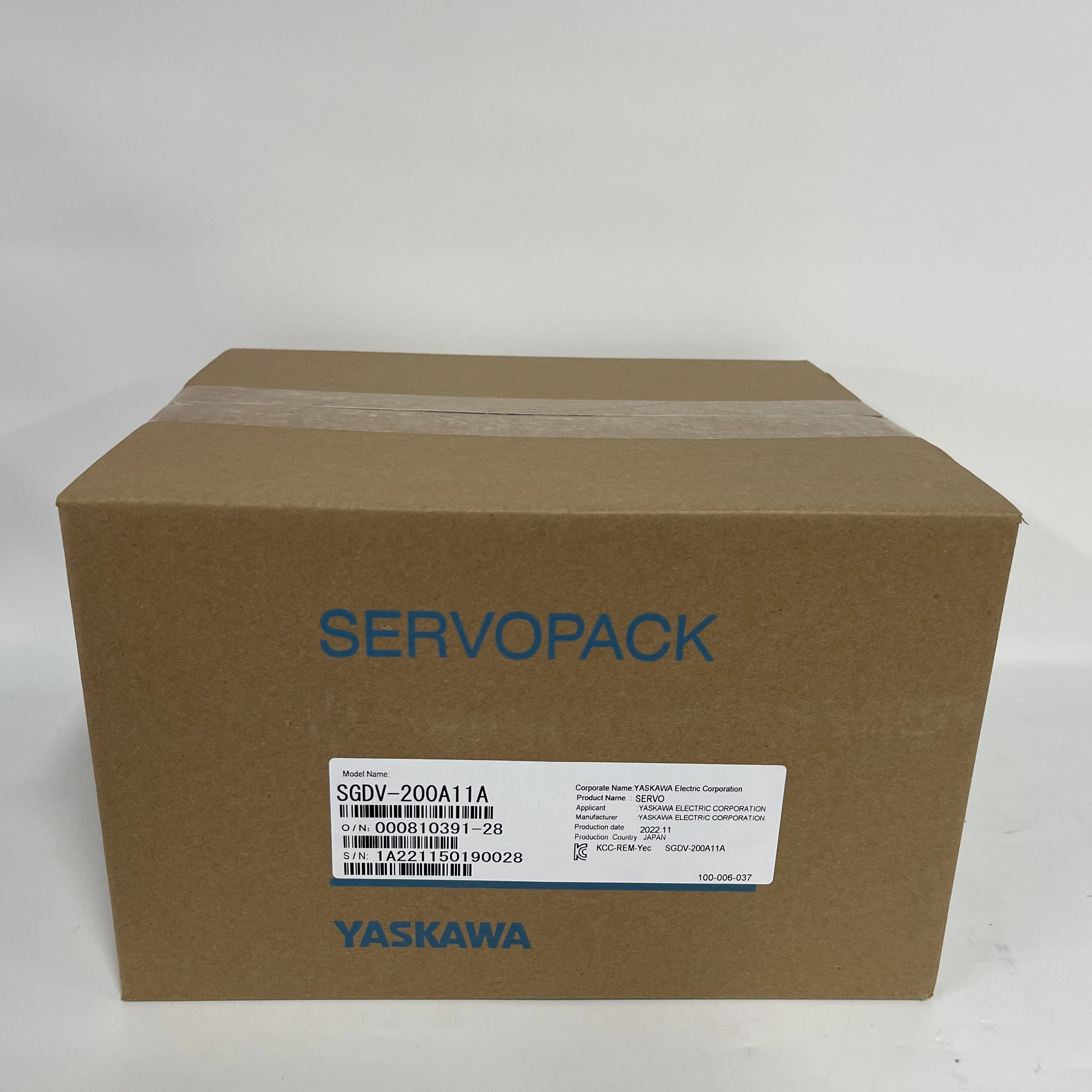 YASKAWA Servopack (Servo Drive) SGDV-200A11A YASKAWA Servopack (Servo Drive) SGDV-200A11A