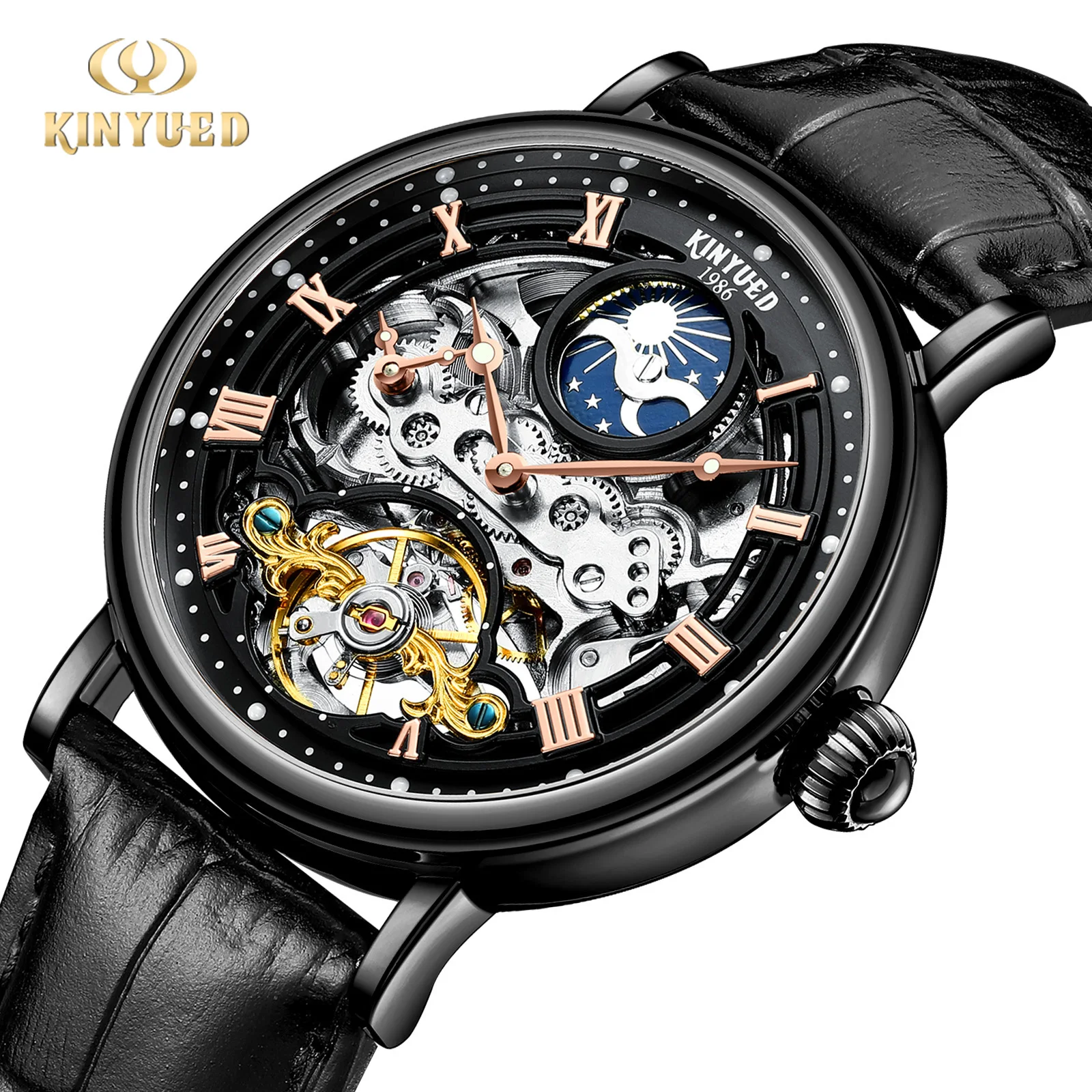 関税/送料込み【Men's Luxury Boutique】自動スケルトンウォッチ メンズ腕時計 海外トップブランド 高級腕時計 自動 高級ブランド