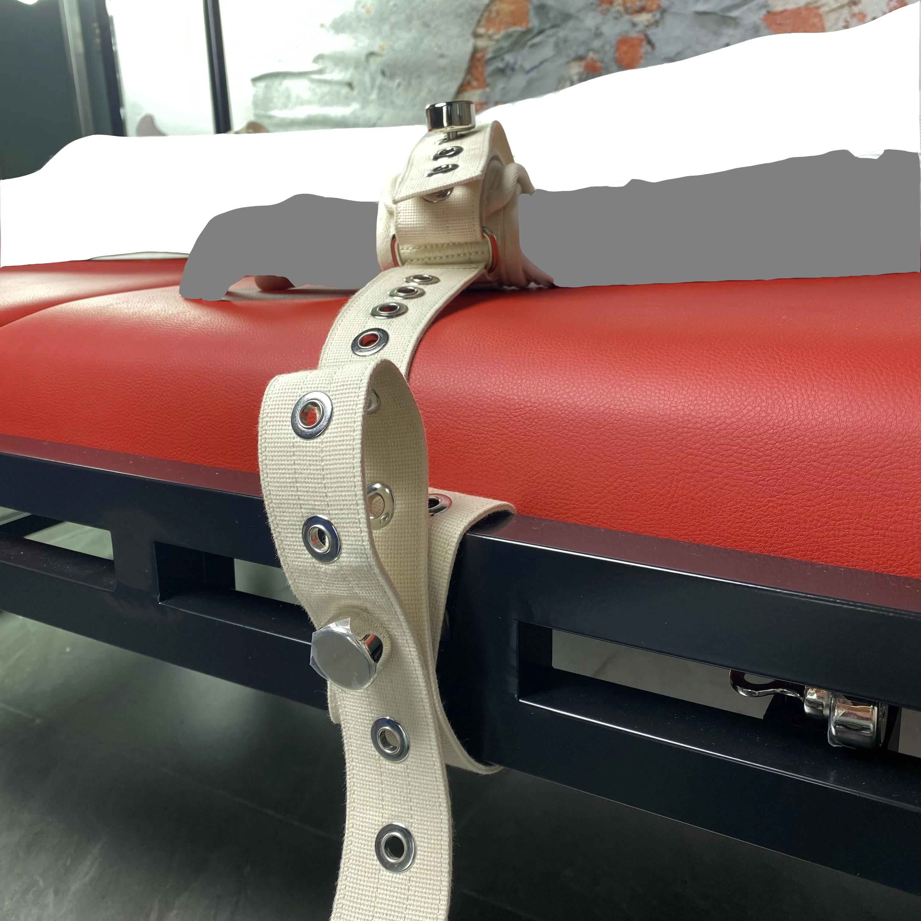 Handcuffs Restraint Magnetic Lock Transportation Restraints Ankle Cuffs Fasten Safety Harness Belt Strap for Medical Fetish