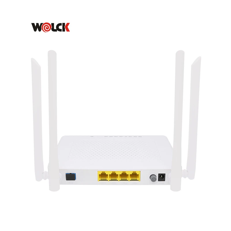 C-DATA Dual Band AC1200 2.4G/5.8G 4GE WiFi CATV POTS TEL ONU for GPON/EPON for VSOL for FTTH within 20km