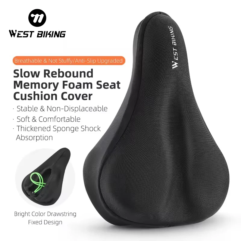WEST BIKING New Bicycle Seat Cushion Thickened Memory Foam - Main Image