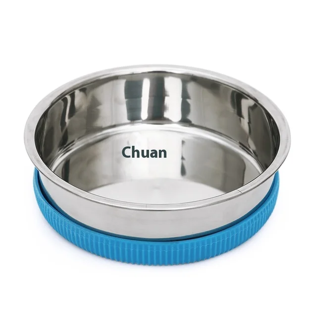 Eco-Friendly 32oz Pet Bowl Stainless Steel Cat and Dog Food Bowl with Neck Protector Anti-Turning & Non-Slip for Feeding