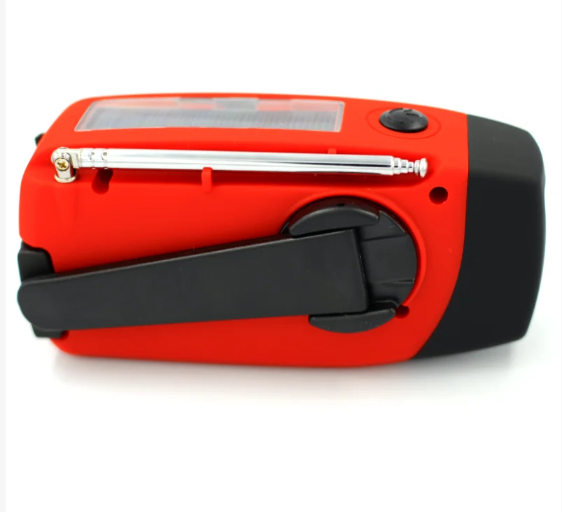 Портативный радиоприемник на солнечной батарее с функцией AM/FM/NOAA, 2000 мА · ч