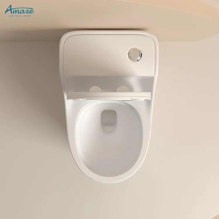 Amaze light luxury modern creative small household flush toilet custom color bathroom siphon type ceramic toilet manufacture