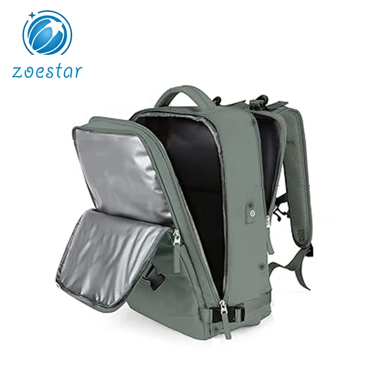 2024 Travel Luggage Laptop Backpack with a USB Port Cabin Backpack Polyester Fashion Waterproof Backpack factory