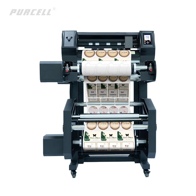 New Digital Servo Motor Plotter Multi Sheet Auto Feeding Label Die Cutter Roll Printed Paper Roll to Sheet Cutting Machine