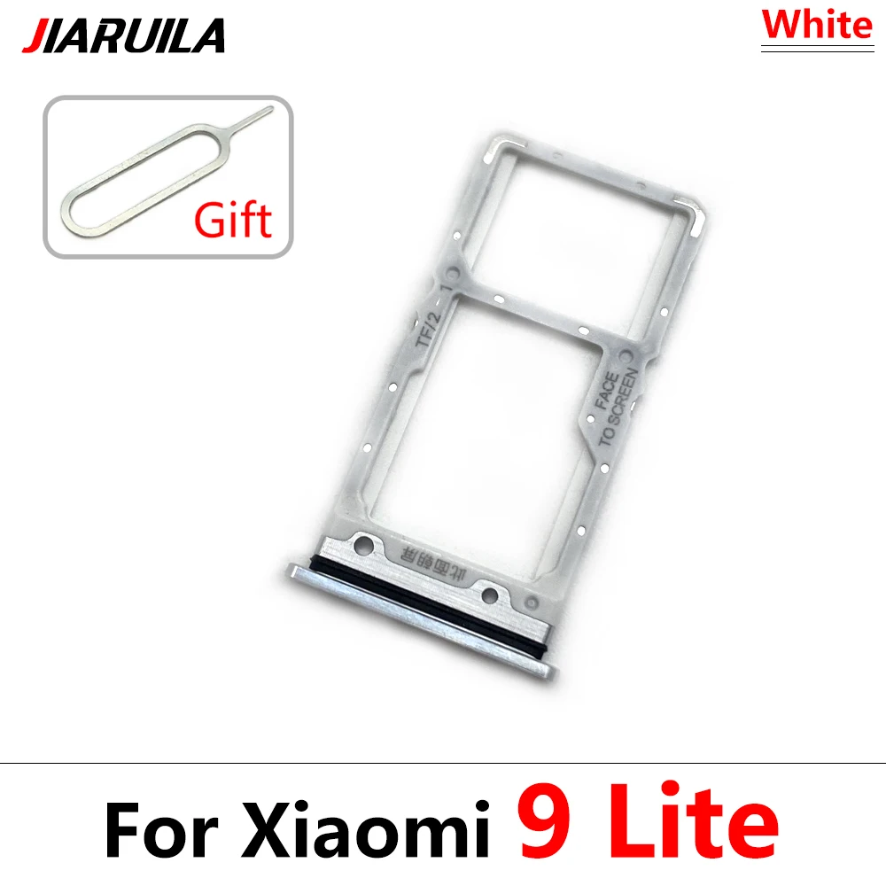 Tiroir Carte SIM Pour Xiaomi Mi 9T - Plateau De Remplacement Noir, Pièce Originale Ou Compatible