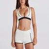 White-Bra & Shorts