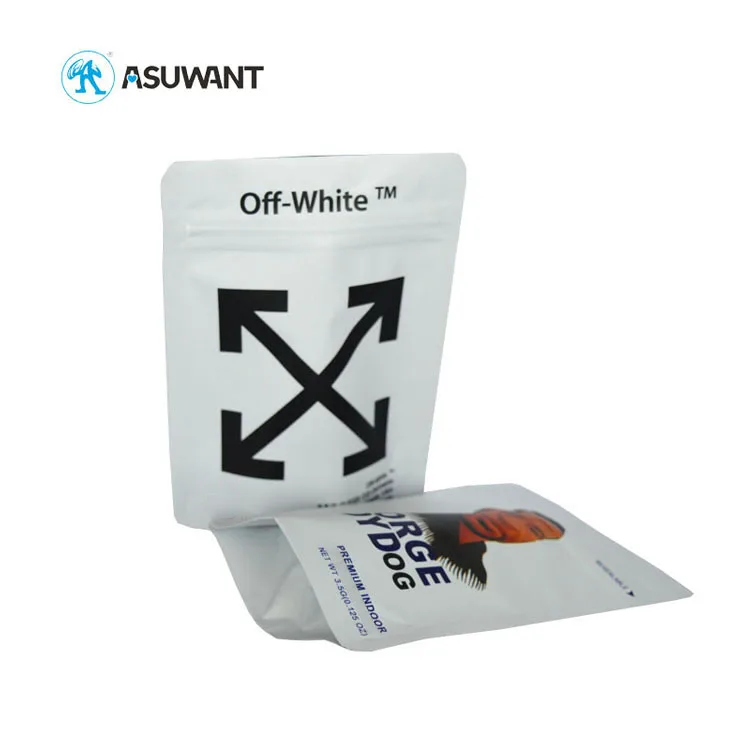 CUSTOM Soft Touch Smell Proof Stand up Child Resistant Plastic Mylar Bags Jungle Boys Packaging Dispensary Bags