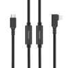 Cable USB C en ángulo recto [10G 617+618CC]
