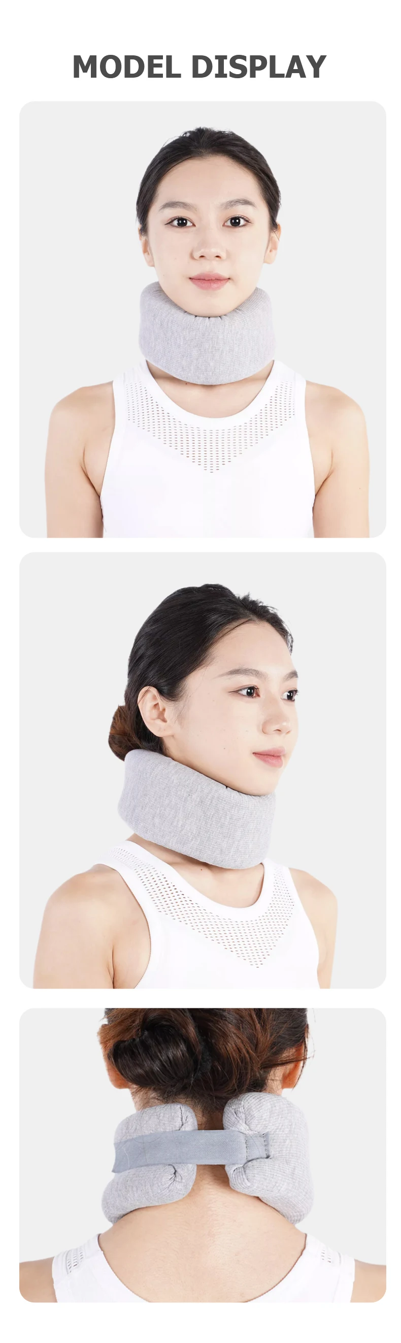 Soft Cervical Collar Neck Brace Supports Pillow Head And Neck Brace For