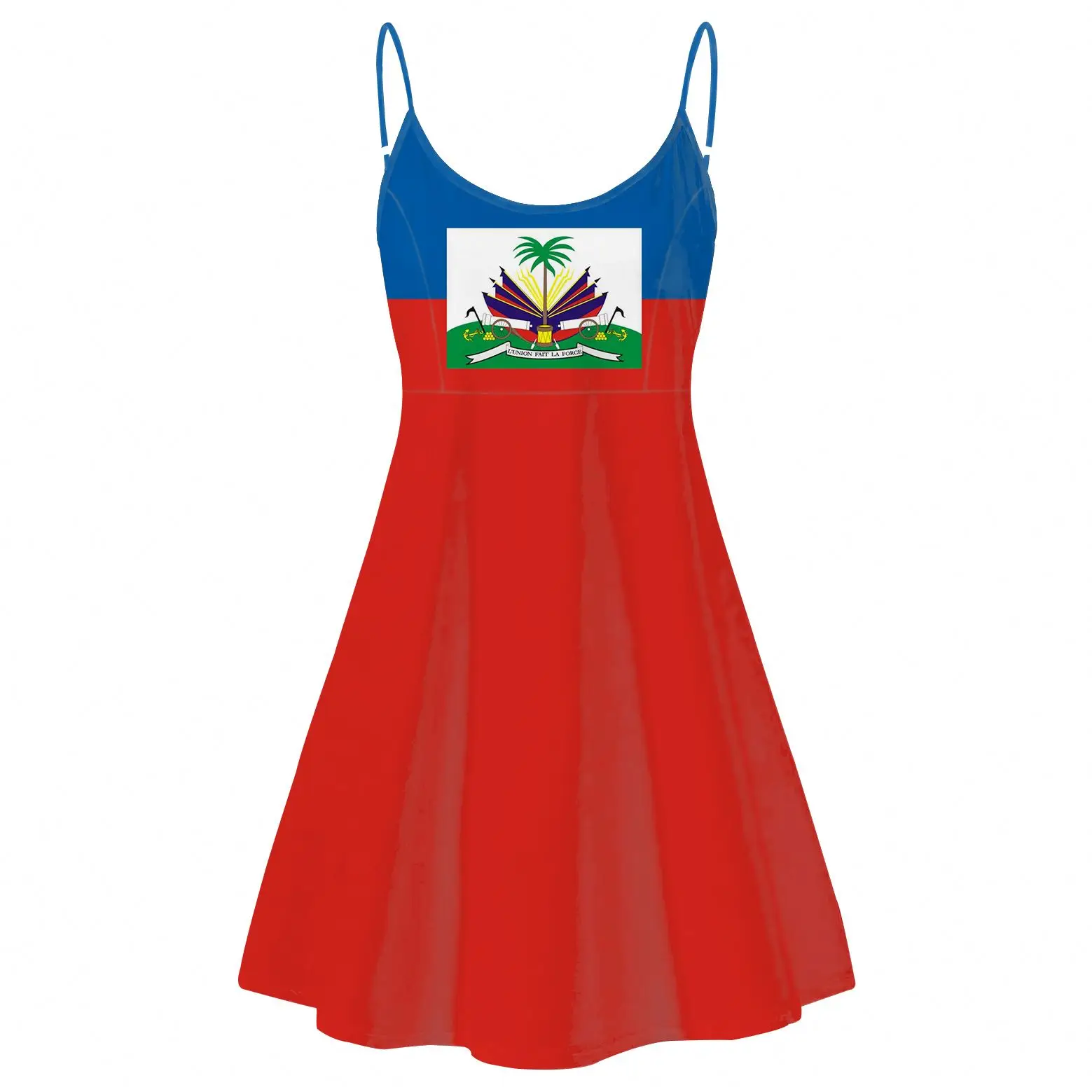 Flagge Von Haiti Print Damen Sleeveless Slip Kleider Rot Und Blau Splice Design Damen Backless Sling Kleid Heisser Sommer Slip Rocke Buy Haiti Flagge Drucken Weibliche Slip Kleider Haiti Frauen Schlinge Kleid Haiti