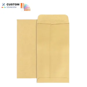 Foska A3 A4 A5 Biodegradable Mailing Bags Recycled Kraft Cardboard Business Envelope Express Shipping Colored Paper Material