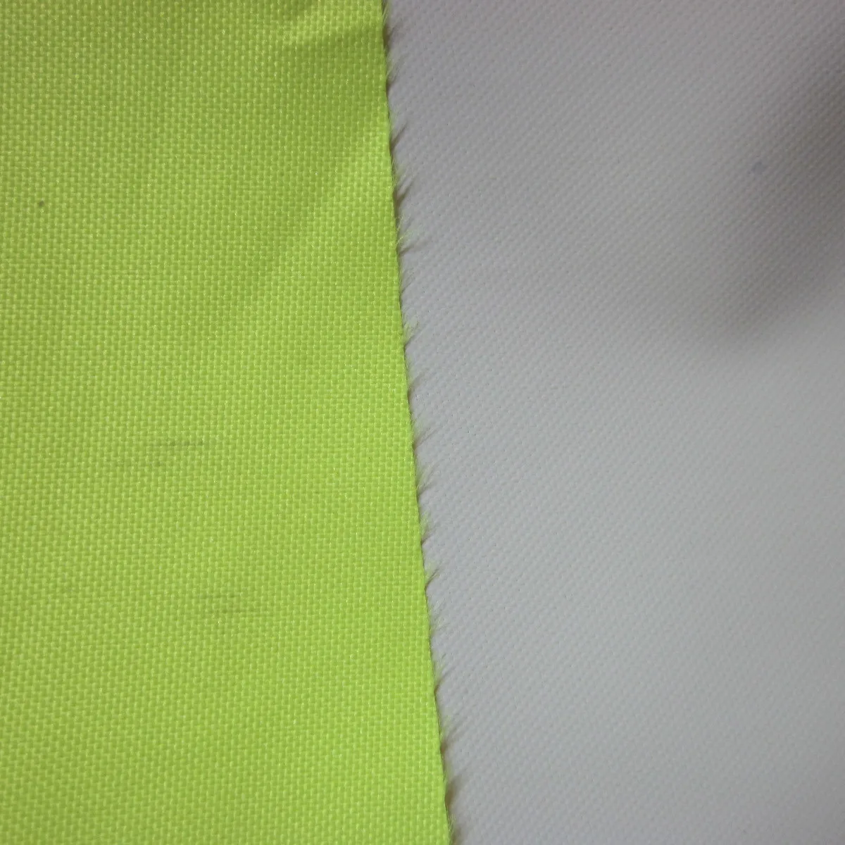 supply 100% polyester 300D milky white pu spring Fluorescent Yellow Sanitation workers Fluorescent orange fabric