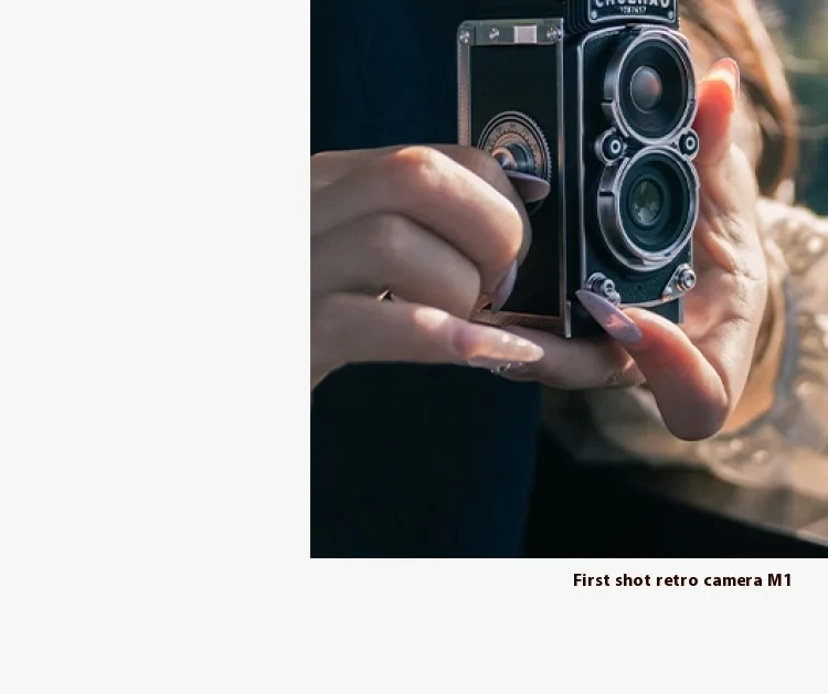 CHUZHAO M1 Digital Camera Shoot Cameras Dual Reflex Portable Small Camer Retro CCD High-definition Travel Mini Camera Customized