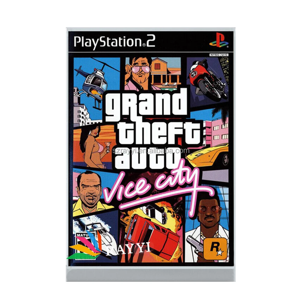 Ray Yi Uv Resistant Playstation 4 Ps4 Disc Video Game Acrylic Display