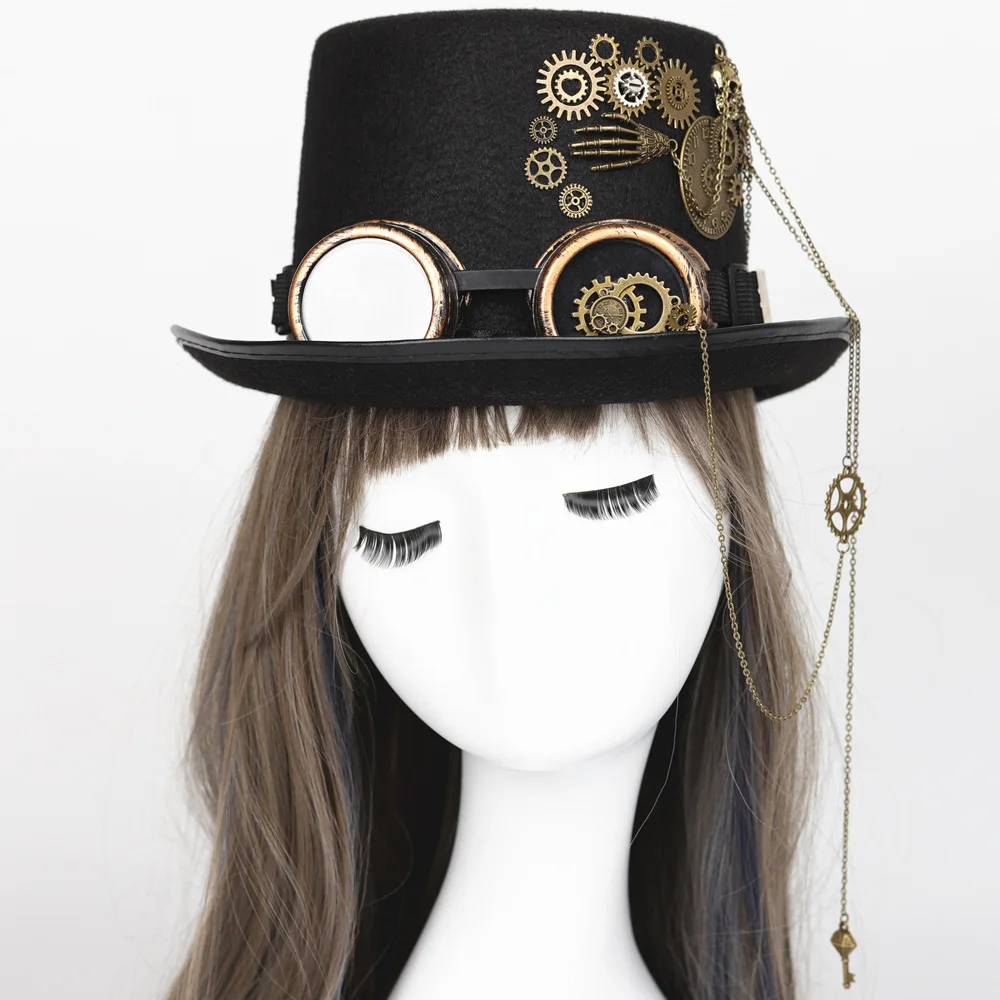 Buy Dekorasi Fedora,Steampunk Gear 