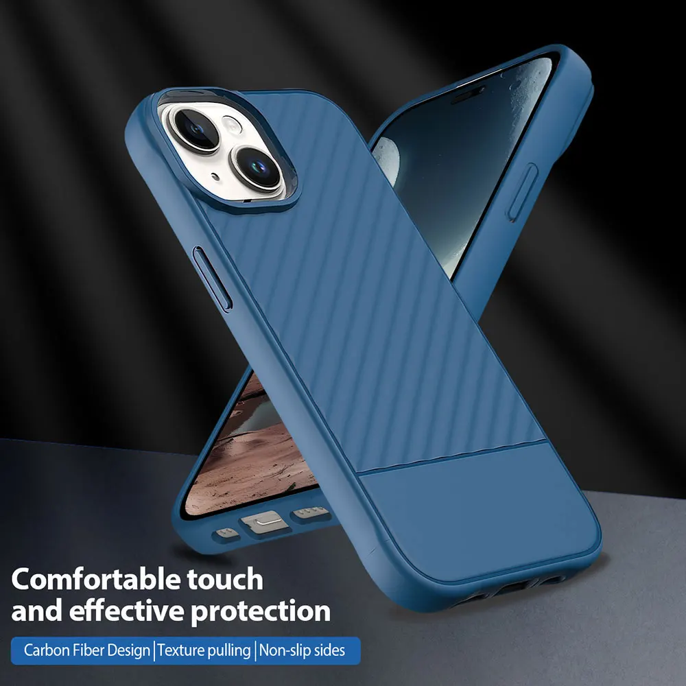 Fundas de teléfono Tpu para Iphone 15 14 13 12 11 7 Xr Xs Max Pro Plus Color Puro Diseño Simple Anticaída Funda de Lujo Sjk471 Laudtec