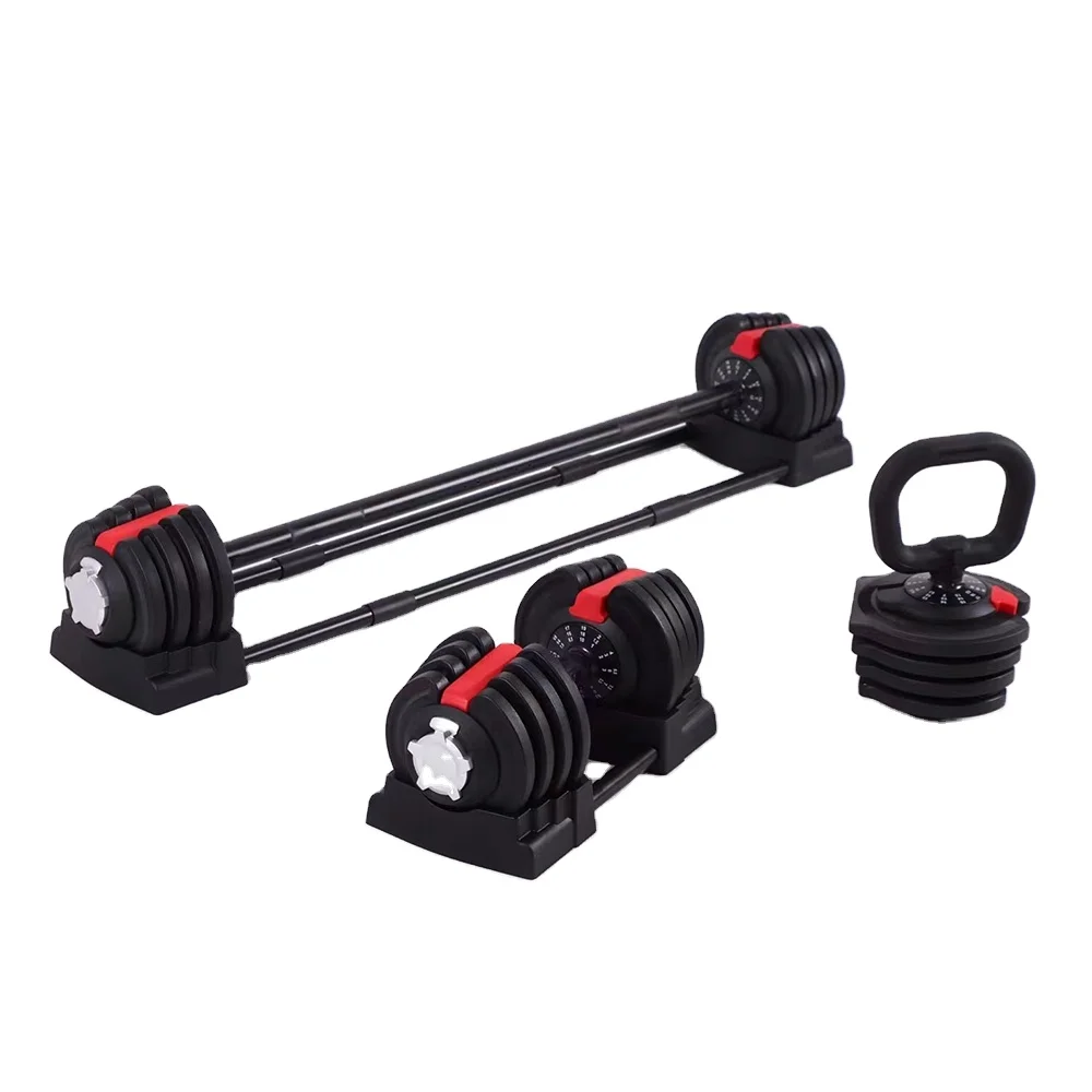 Weight Lifting Adjustable Dumbbell in Set for Fitness