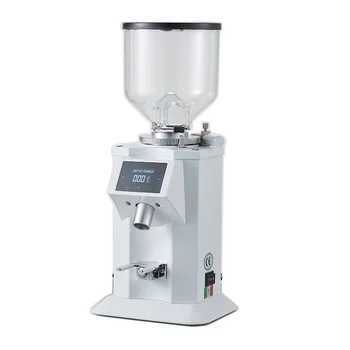 74mm Large Commercial Coffee Grinder Professional Electric Coffee Bean Grinding Machine Stainless Steel Flat Burr For Espresso