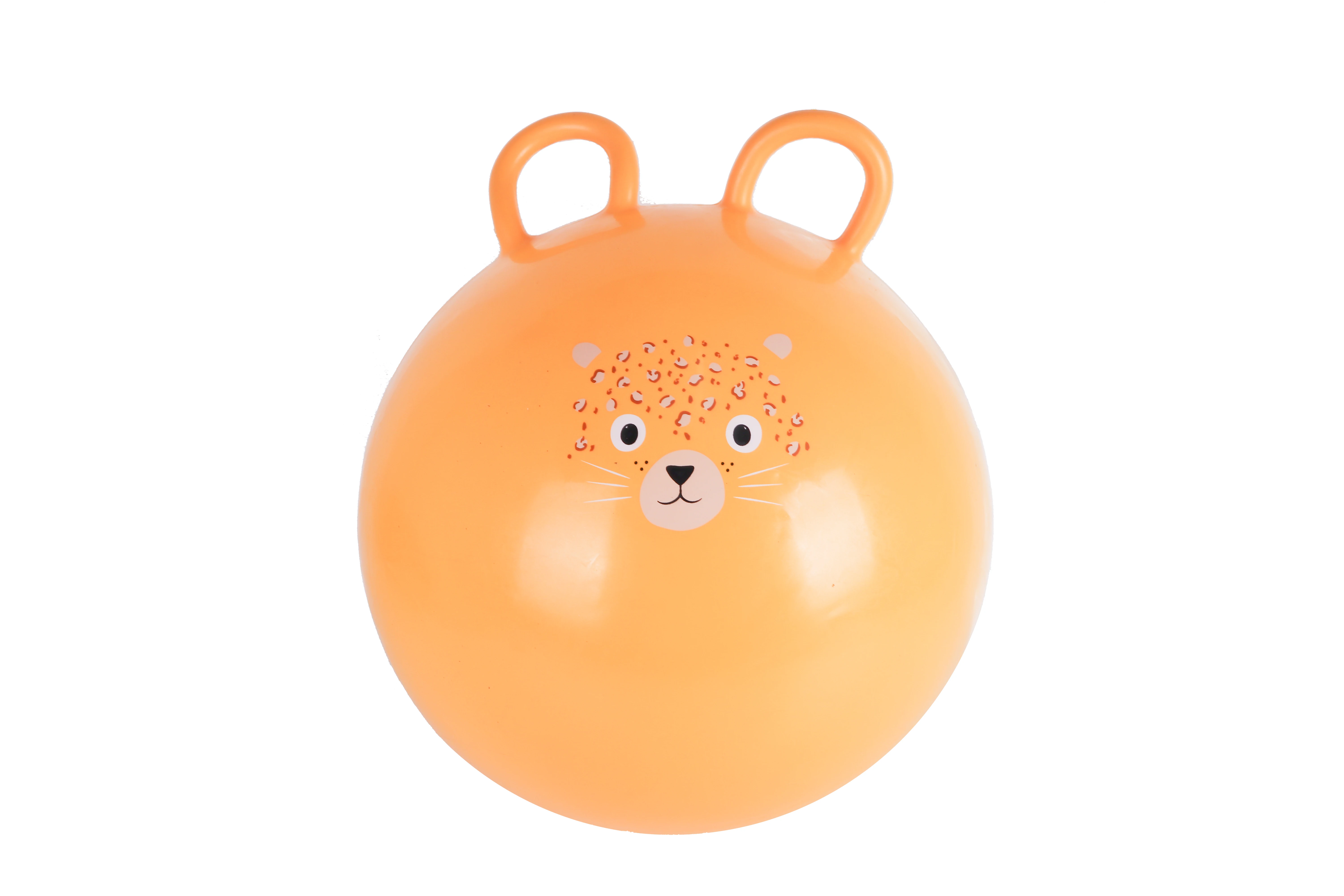 Inflatable Jump Ball 20-Inch Double round Handle PVC Inflatable Skip Ball for Kids Hopper Bouncing Balls Toy