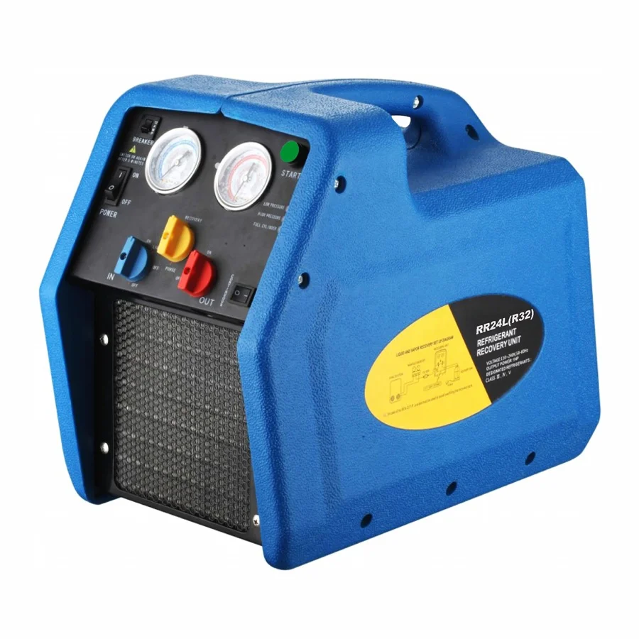 R32 R410A R134a R22 Refrigerant Recovery Machine - 1HP Automatic Gas ...
