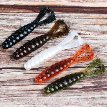 JOHNCOO New Arrival Fishing Lure Double Paddle Tail TPR Material Fishing Lure Shad Lure Swim Soft Bait Artificial Baits – Soft Lure – view 5
