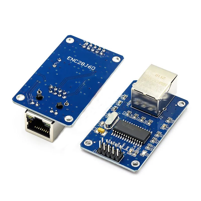 Enc28j60 Spi Interface Ethernet Network Module 51/avr/arm/pic Code Mini ...