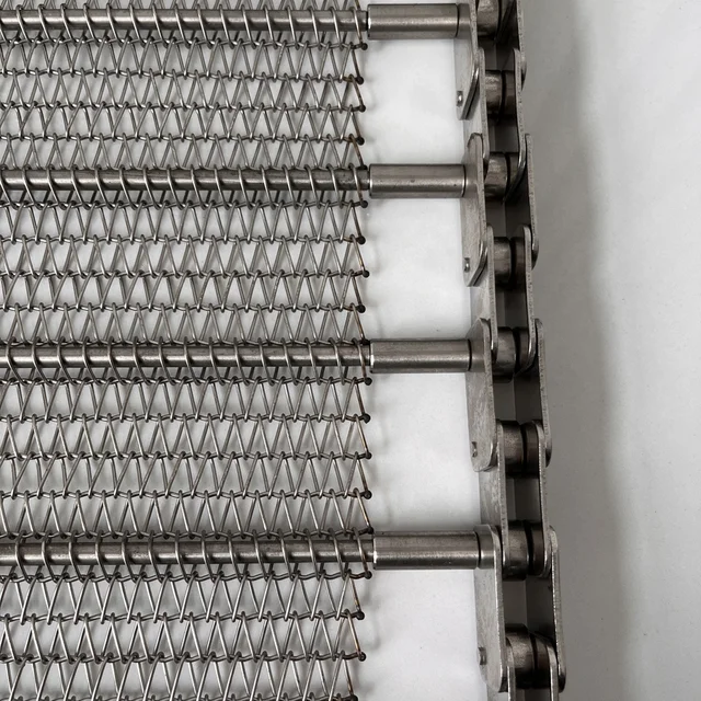 Stainless Steel Conveyor Belt Chain Link Conveyor Belt Wire Mesh Belt 4